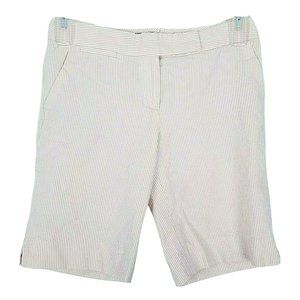 Talbots Bermuda Shorts Pants Size 2P Striped